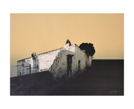HODAKA YOSHIDA (Japanese 1926 — 1995)IBIZA, SPAIN 2.7.79 COLL. H.Y.
1980
A lithograph on paper, from the series From my Colle