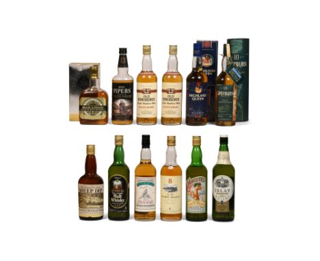 A SELECTION OF BLENDS AND MALTS12 Bottles of Assorted Whisky
Marks and Spencer - St Micheal Pure Single Malt - Old Bottle of 