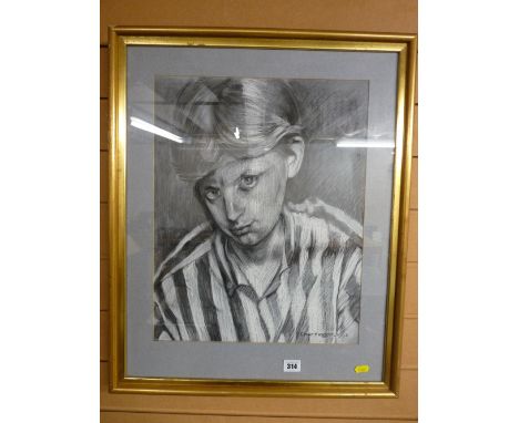 JOHN CHERRINGTON OF HEREFORD (1931-2015) - (Five times exhibitor at the National Portrait Gallery, see Lot 77, his portrait o