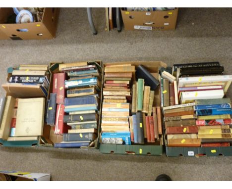 Four boxes of vintage and other books