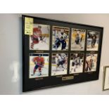 Cadre Joueurs HOCKEY - SIGNÉ - 42 x 30 " - Manque vitre