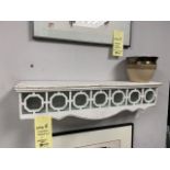 Tablette bois et pot céramique