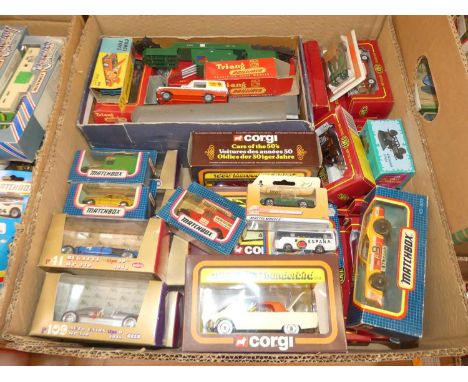 A quantity of mixed 00 gauge railways, Matchbox, Corgi Toys and other modern issue diecast
