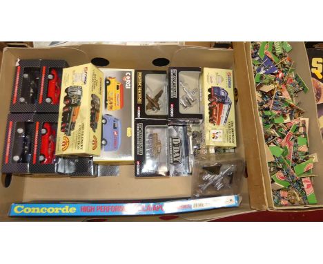 A quantity of mixed modern issue diecast to include Corgi Classics, Shell collection, Concork High Performance Caterpault mod