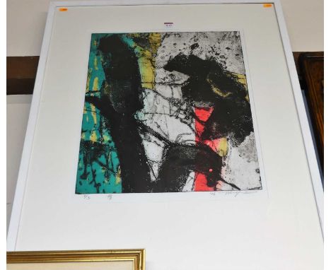 Contemporary school - Untitled, lithograph, indistinctly signed, dated '06 and numbered 3/3 in pencil to the margin, 55 x 46c