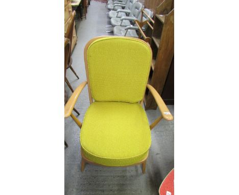 An Ercol beech armchair