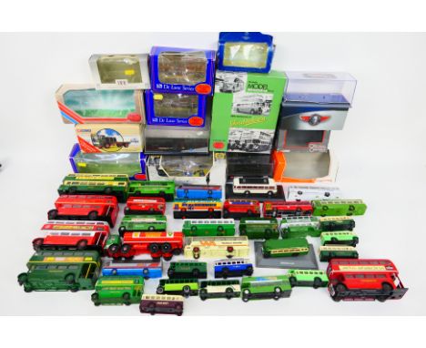 Corgi - Britbus - EFE - Wiking - 33 x un boxed bus models and 15 x empty boxes including Atlantean in 1:50 scale, Leyland Nat