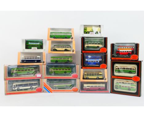 EFE - Corgi Omnibus - Oxford Omnibus - 16 x boxed buses and sets in 1:76 scale including Bristol Plaxton panorama Elite II in