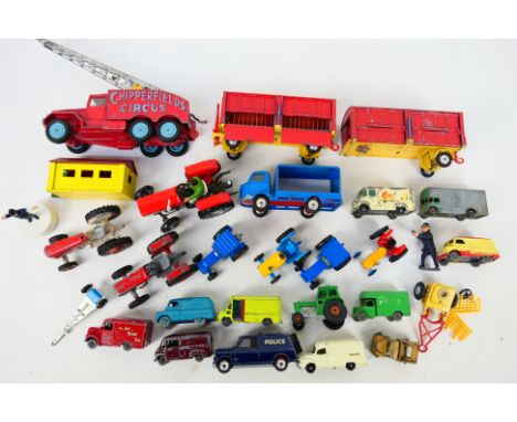 Corgi Toys - Britains - Matchbox - An unboxed group of playworn diecast in various scales. Lot includes Corgi Toys Internatio