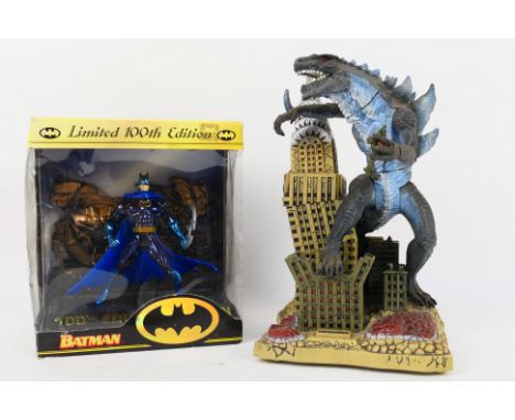 Kenner, Toho Trendmasters - Lot to include a 1996 boxed Kenner #64084 Limited 100th Edition Batman figure. Lot also includes 
