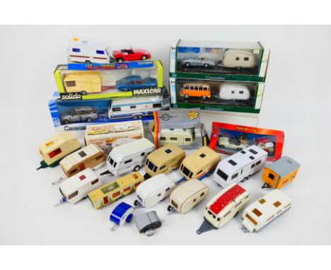 Solido - Schuco - Hongwell - Others - Eight boxed diecast and plastic model vehicles sets with a collection of unboxed diecas
