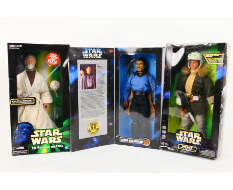Star Wars - Kenner. Three Kenner Star Wars Collector / Action Collection / POTF boxed 12" action figures. Lot consists of: Ha