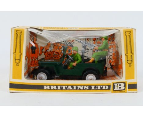 Britains - A boxed Britains 1:32 scale #9786 US Jeep. The model appears to be in Mint condition, and is housed in Good Plus w