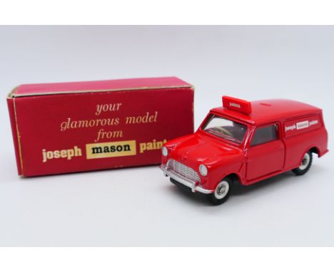 Dinky - A boxed recreation of the rare and sought after Joseph Mason Paints Mini Van. This model has been done to a high stan