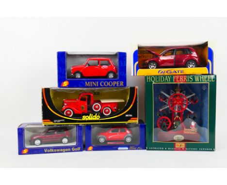GATE - Solido - Maisto - Others - A collection of boxed diecast models in various scales. Lot includes GATE 1:18 Chryslet PT 
