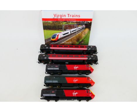 Hornby - Lima - A OO gauge HST power car number 43063 named Maiden Voyager, a dummy car number 43093 named Lady In Red, a pow