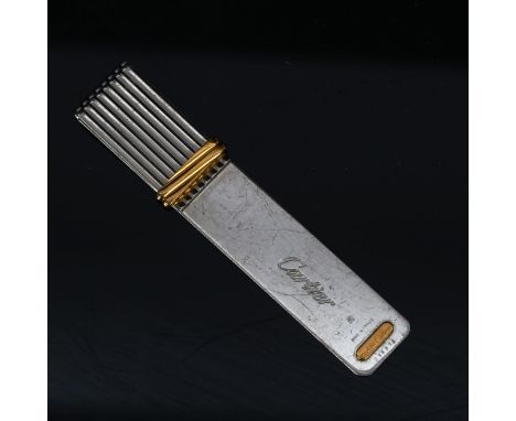 CARTIER - a plated money clip, length 8cmVery light surface scratching 