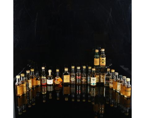 25 Single Malt Scotch Whisky miniatures, including Signatory Vintage Ardbeg 1973, and Glen Keith 1967 (25) 