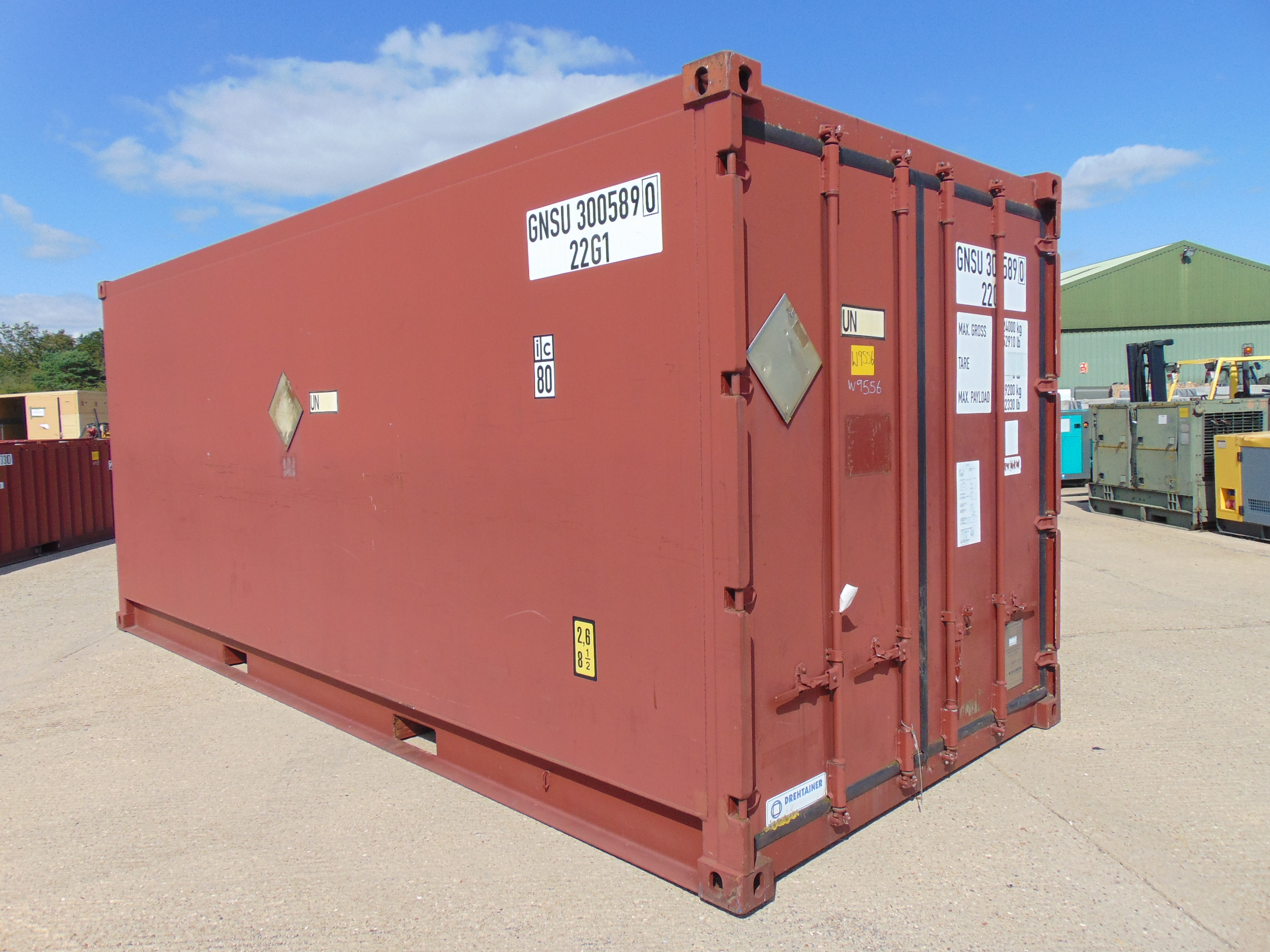 You are bidding on a Drehtainer 20ft ISO Shipping Container. The ...