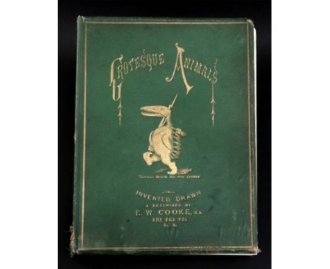 COOKE (E W) Grotesque Animals, Invented, drawn and described, London: Longmans, Green & Co, 1872, first edition, small folio,