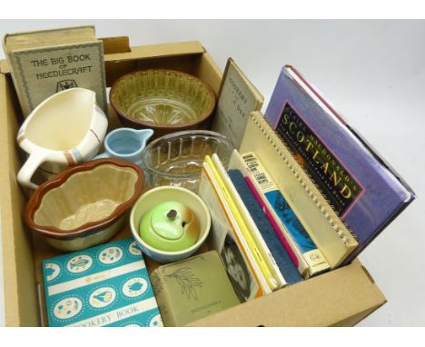 Collection of Vintage Cookery & Needlecraft books including Claire MacDonald's Scotland, signed by Author, Encyclopedia of Ne