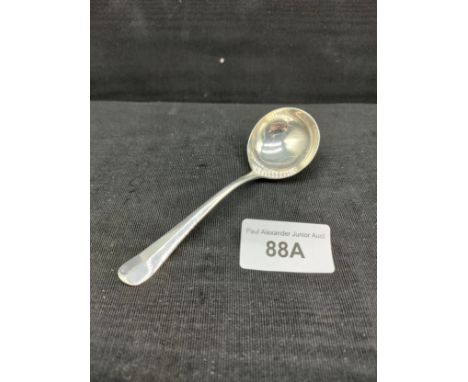 Silver hall marked Sheffield small ladle makers CB&amp;S. 