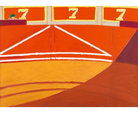 Norbert Tadeusz, Ohne TitelÖl auf Leinwand 72 x 100 cm. Gerahmt. Rückseitig auf der Leinwand signiert und datiert '78 Tadeusz