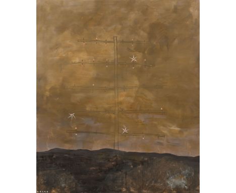 Thomas Zipp, A.B.: LSD Futuristic LampAcryl und Öl auf Leinwand 200 x 170 cm. Betitelt 'A.B.L.S.D.'. Rückseitig auf der Leinw