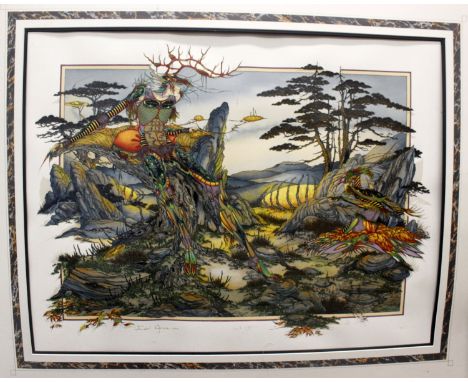 JC Graham Illingworth (b. 1953), Two Limited edition colour lithograph prints. 
