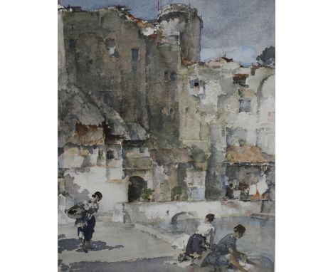 William Russell Flint'Beyond the Walls'Framed print edition 504/850Bearing publishers stamp76.5(H) x 60(W) x 2.5(D)cm