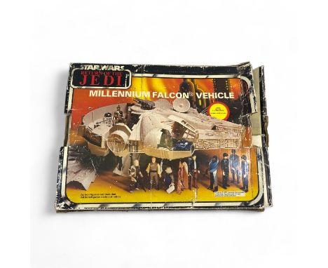 Star Wars - "Return of the Jedi" Millennium Falcon vehicle, Scout Walker vehicle, Monopoly collectors edition game and a C3PO