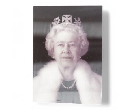 Chris Levine (British b.1960), a lenticular postcard 'Equanimity’ Her Majesty Queen Elizabeth II, 14.5cm high. Condition - go