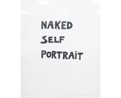 Bella Freud (b.1961), print, ‘Naked self portrait, 2019’, signed in pencil, limited edition 20/40, RA editions label verso, 6