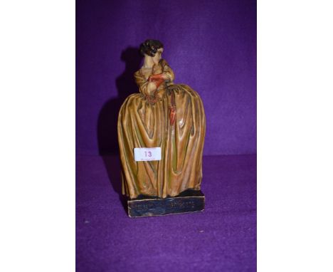 A wax cast figure by Agatha Walker Lucy Lockit dated 1921