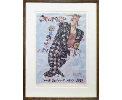 AFTER JOHN BYRNE RSA (SCOTTISH b 1940), POSTER FOR THE BBC SCOTTISH SEASON, 1-30TH NOVEMBER 1984 offset lithograph 60cm x 41c