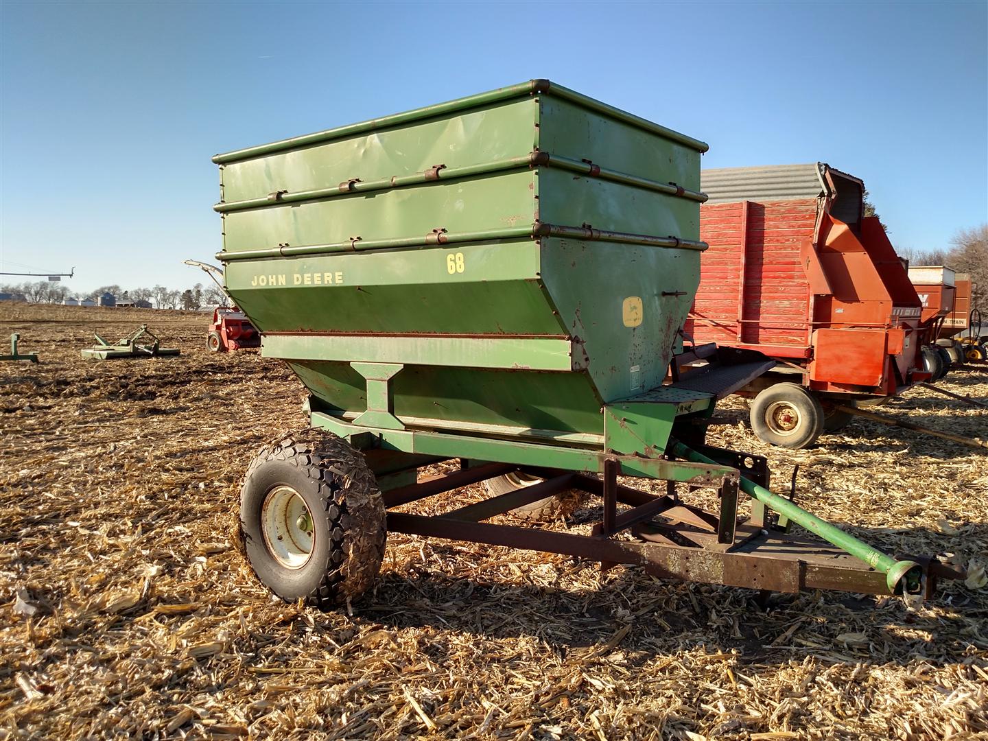 John Deere 68 Auger Wagon w/ Shop Built Gear