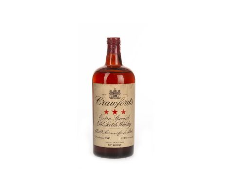 CRAWFORD'S 3 STAR SPRING CAP Blended Scotch Whisky No capacity stated. 70Â° proof.