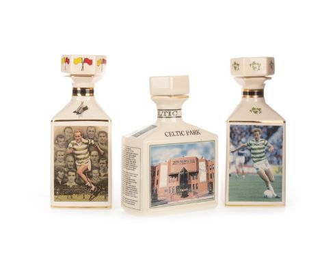 TOMMY BURNS POINTERS DECANTER Blended Scotch Whisky Decanter no. 121 of 2008. 70cl, 40% volume, in box. CELTIC PARK POINTERS 
