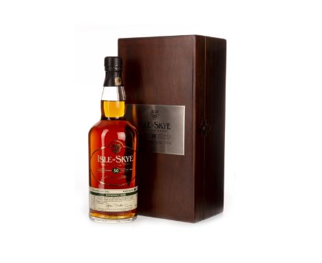 ISLE OF SKYE AGED 50 YEARS Blended Scotch Whisky Botled November 2002, bottle no. 206 of 305.70cl, 50% volume, in wooden box 