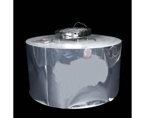Artemide Tian Xia Suspended Light Fixture Designed by Carlotta de Bevilacqua. comprised of aluminum, metal, poly carbonate, s