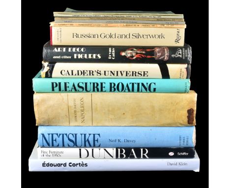 Collection of Thirteen (13) Assorted Art Books and Auction Catalogues. Includes: Netsuke, Russian Gold and Silverwork, Art De