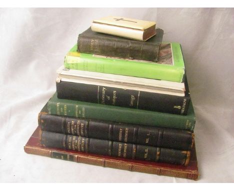 A group of nine vintage hardback books to include two volumes of English Furniture of the 18th Century
