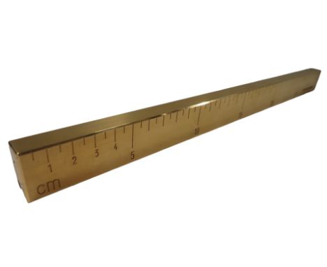 A Dunhill table lighter, formed as a 30cm ruler, in lined presentation box.