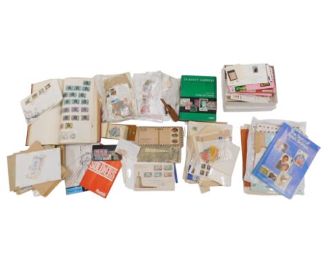 Philately. Various, including first day covers, Entires magazines, loose stamps, album containing mainly decimal commemorativ