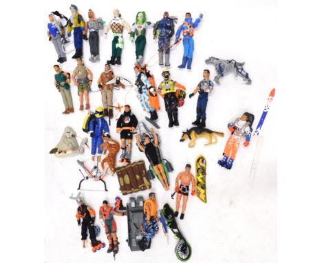 A large quantity of Action Man figures and accessories, etc. (1 box)