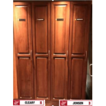 Street Locker From Red Wings Players Lounge "Jensen/Cleary", 15 in. w x 84 in. h x 21 in. deep ;