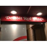 Door Header to Locker Room "Detroit Red Wings Est. 1926", 63 in. x 10 in. ; Located in: Locker