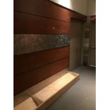 Stick Holder "Red Wings Locker Room" "Home Locker Room", 70 in. w x 96 in. h x 18 in.