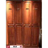 Street Locker From Red Wings Players Lounge "Helm", 15 in. w x 84 in. h x 21 in. deep ; Located