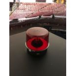 SCOREBOARD SECTION- RED GOAL STROBE LIGHT",10 in. w x 11 in. h ; Located in: SCOREBOARD *DOES NOT L